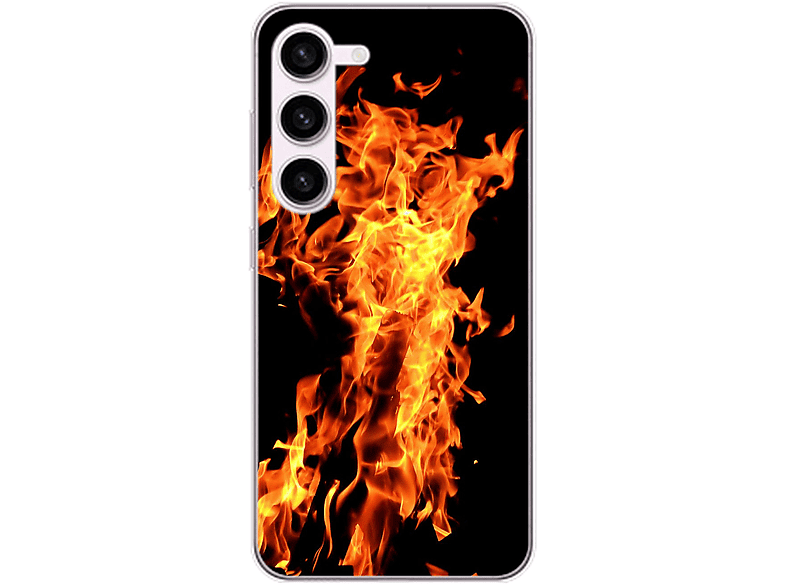 S23 Feuer DESIGN Galaxy KÖNIG Case, Plus, Samsung, Backcover,