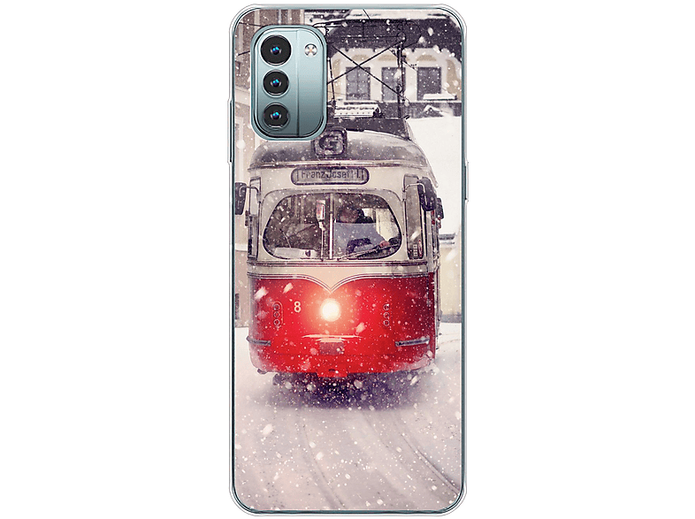 KÖNIG DESIGN Case, Nokia, G11, Backcover, Straßenbahn