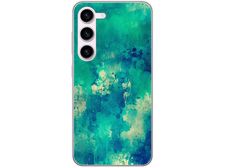 KÖNIG DESIGN Case, Galaxy Samsung, S23, Aquarell Backcover