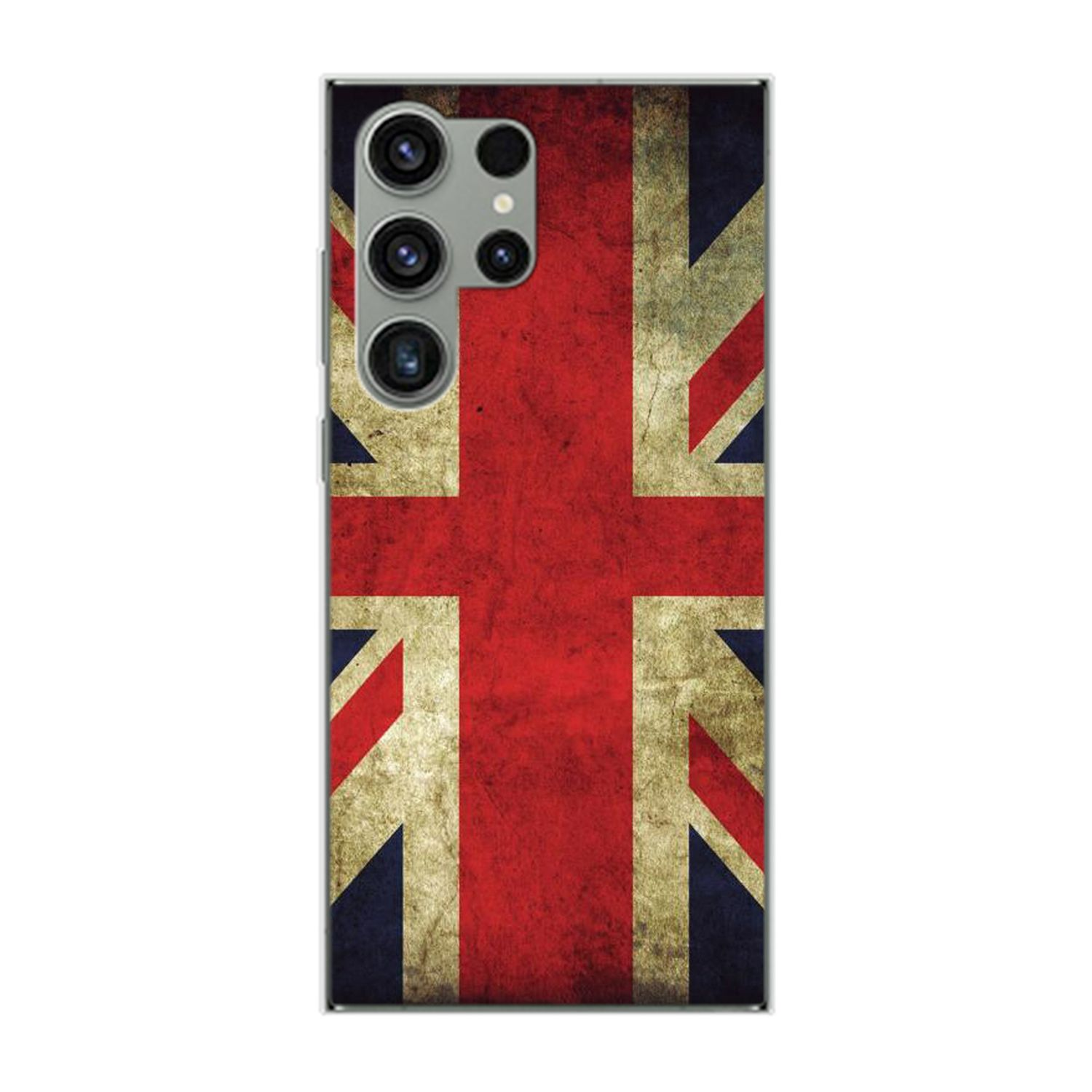 KÖNIG DESIGN Case, Backcover, England Galaxy S23 Samsung, Flagge Ultra