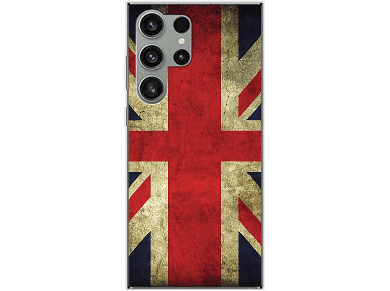 KÖNIG DESIGN Case, Backcover, Samsung, Flagge S23 Galaxy England Ultra