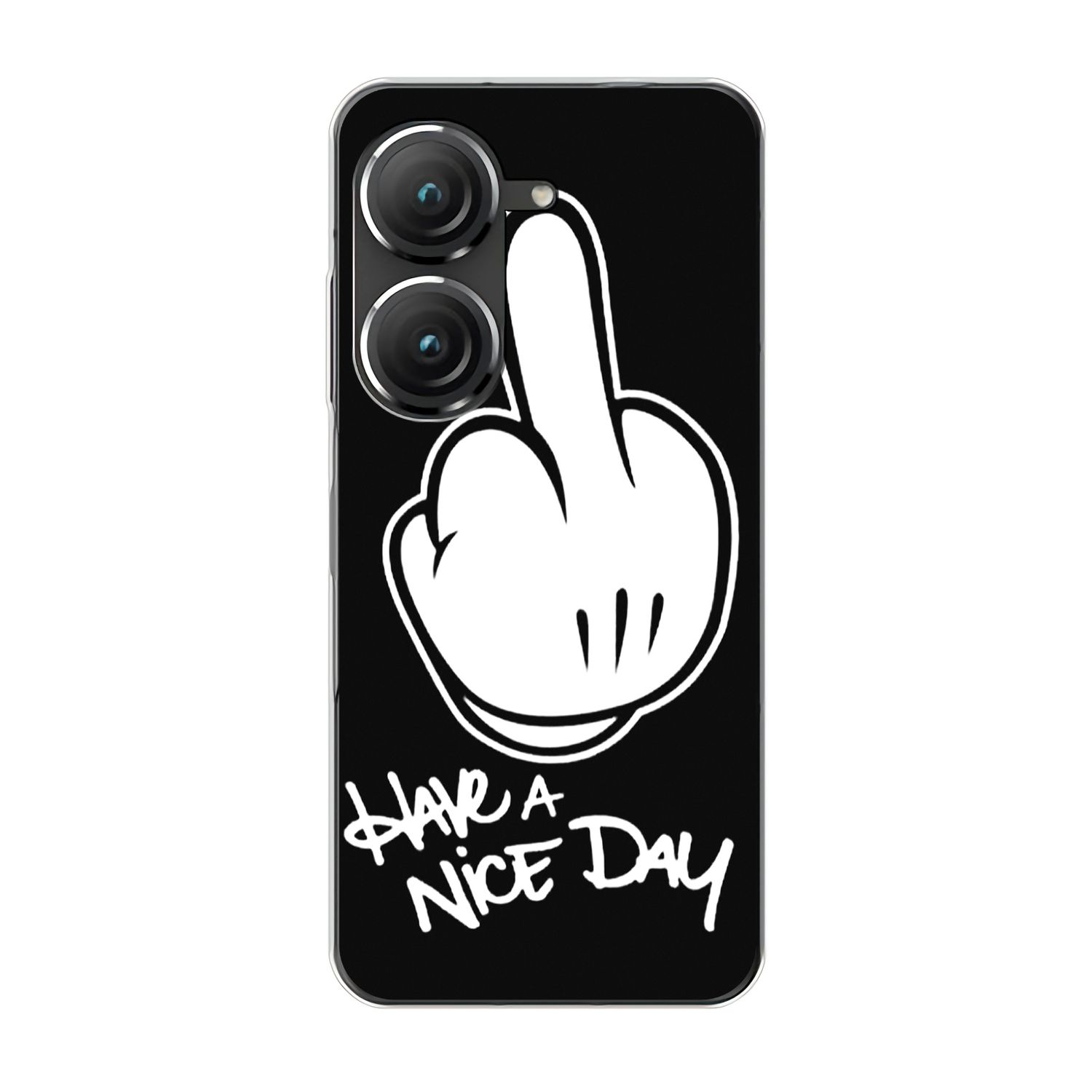 Asus, Case, KÖNIG a Day DESIGN Backcover, nice Have Zenfone 9,