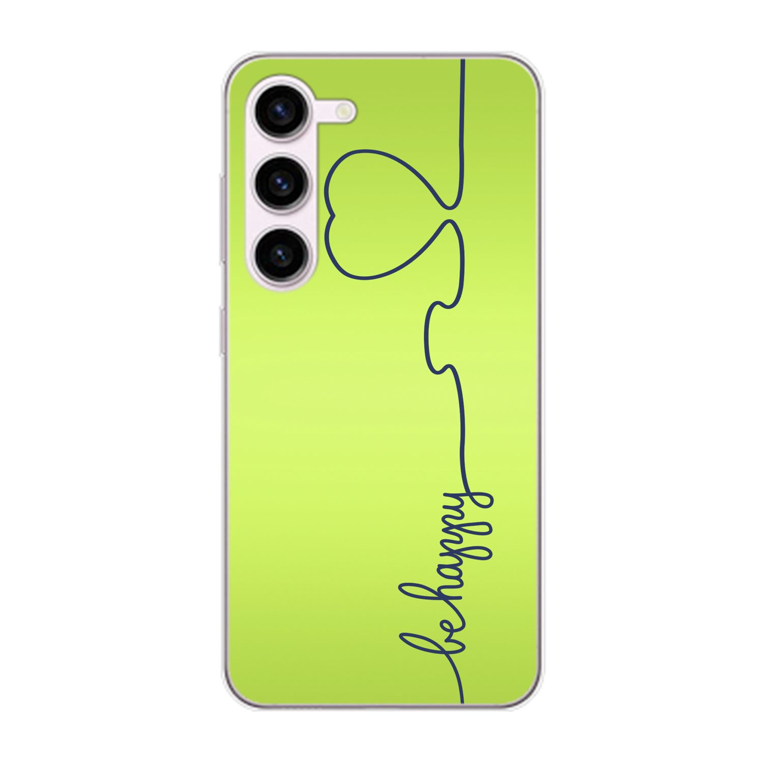 Be DESIGN Samsung, Galaxy Happy Backcover, S23 Grün Plus, Case, KÖNIG