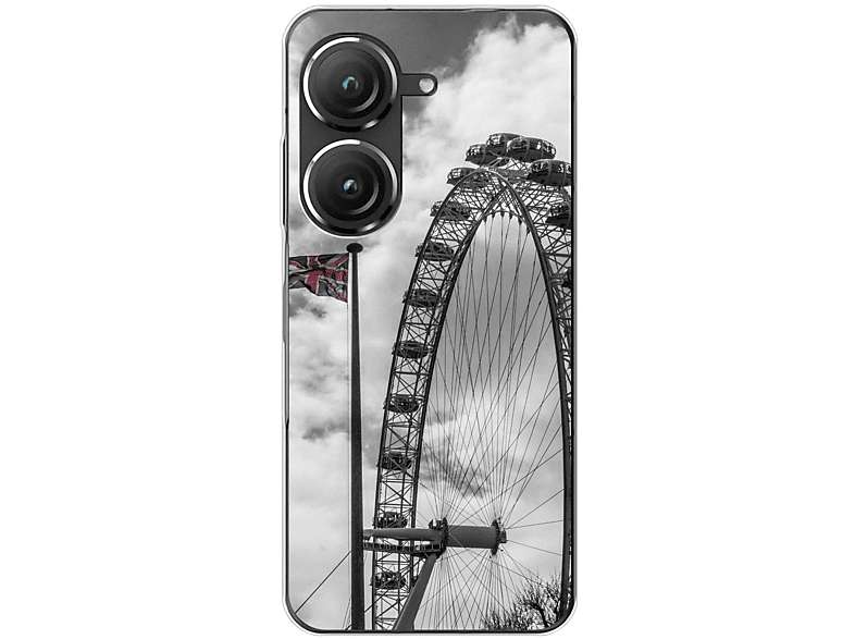 KÖNIG DESIGN Case, Backcover, Asus, Zenfone 9, London Riesenrad