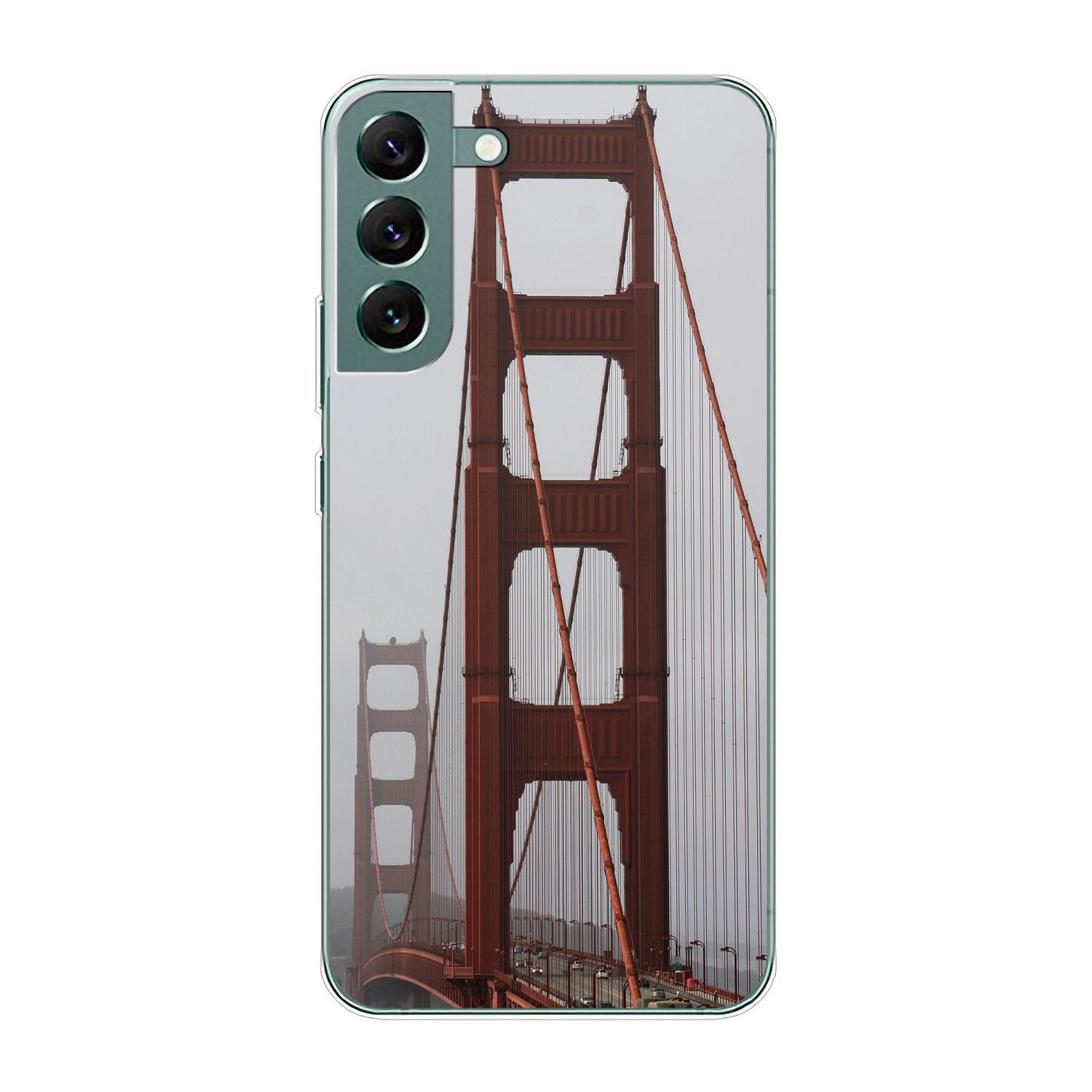 KÖNIG DESIGN 5G, Samsung, Case, Plus Bridge Galaxy Golden Gate Backcover, S22