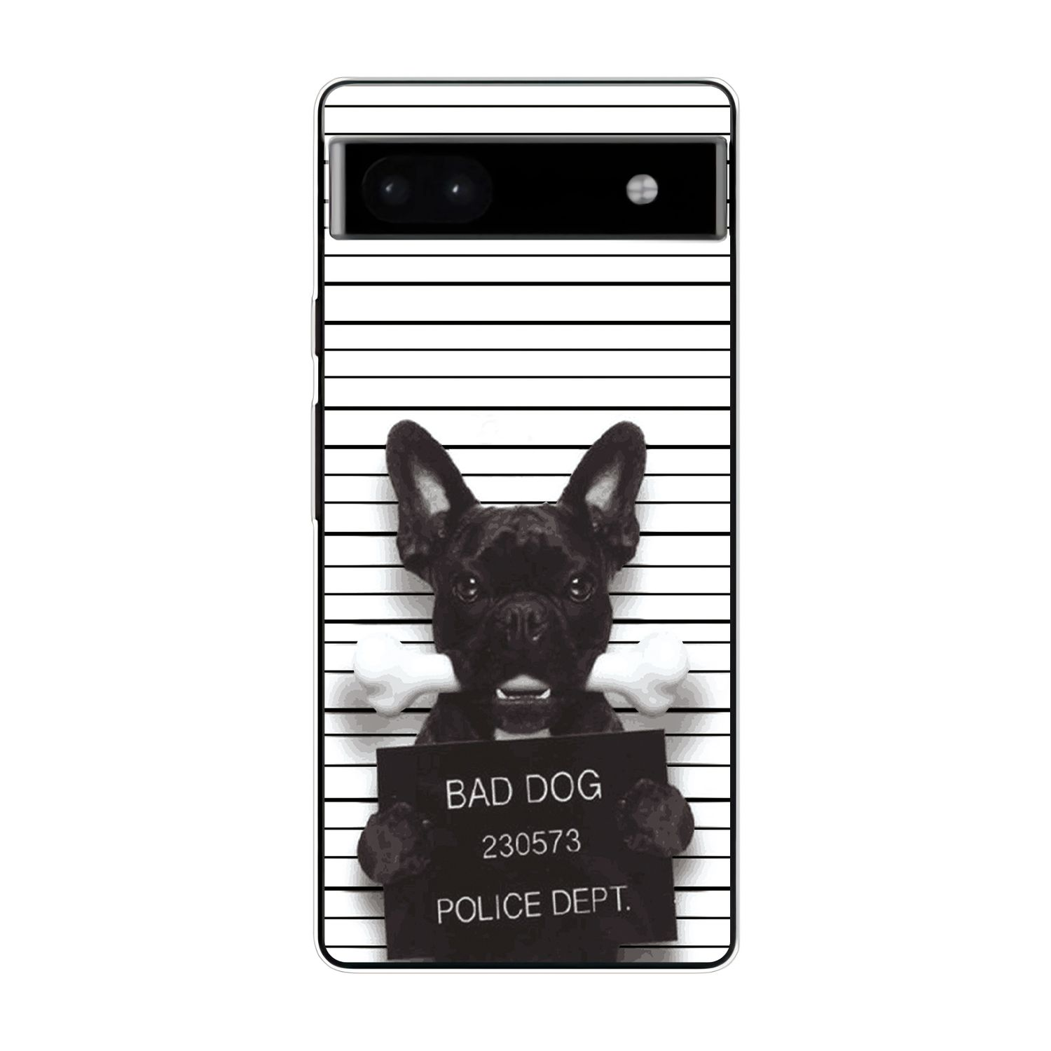 Pixel Dog DESIGN Case, Google, Bad Backcover, KÖNIG 6A, Bulldogge