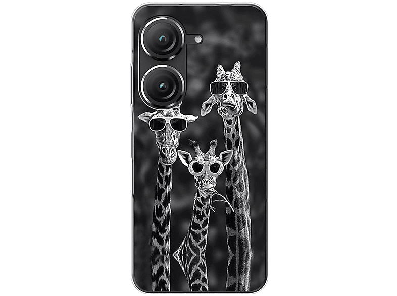 KÖNIG DESIGN Giraffen Zenfone Case, 3 9, Asus, Backcover