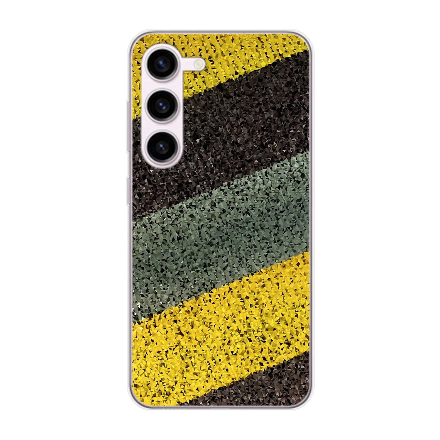 Galaxy Case, DESIGN Streifen Backcover, Abstrakt S23, KÖNIG Samsung,