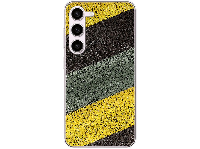 DESIGN Samsung, Case, KÖNIG Abstrakt Galaxy Backcover, Streifen S23,