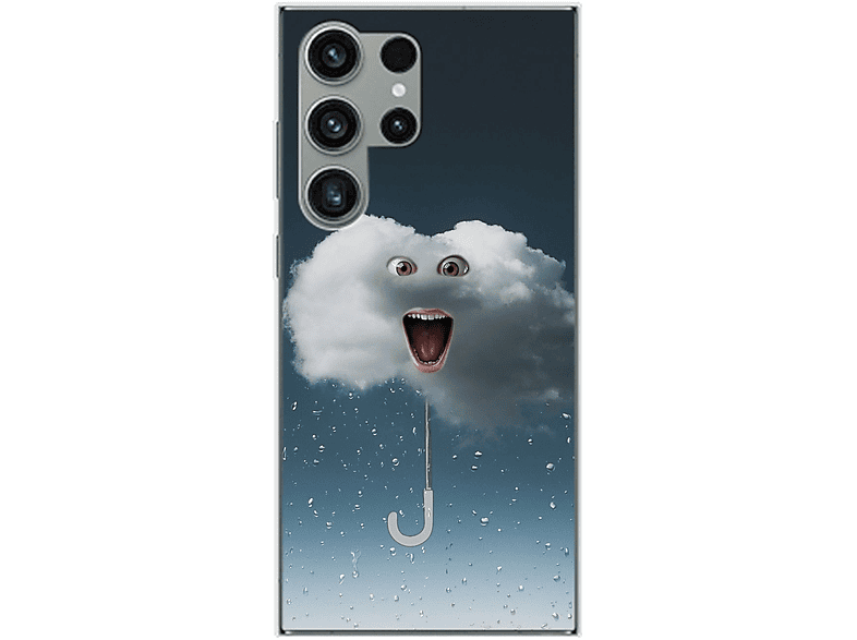 KÖNIG DESIGN Regenwolke Galaxy S23 Case, Samsung, Ultra, Backcover