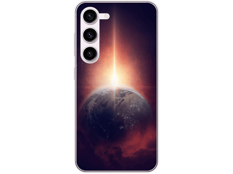 KÖNIG DESIGN Case, Backcover, Erde S23 Samsung, Plus, Unsere Galaxy