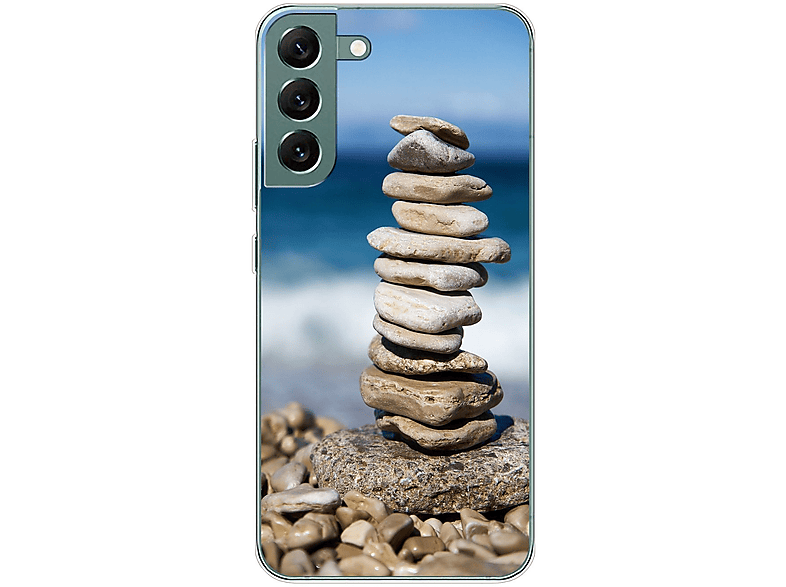KÖNIG DESIGN Case, Backcover, Samsung, Galaxy S22 Plus 5G, Steine