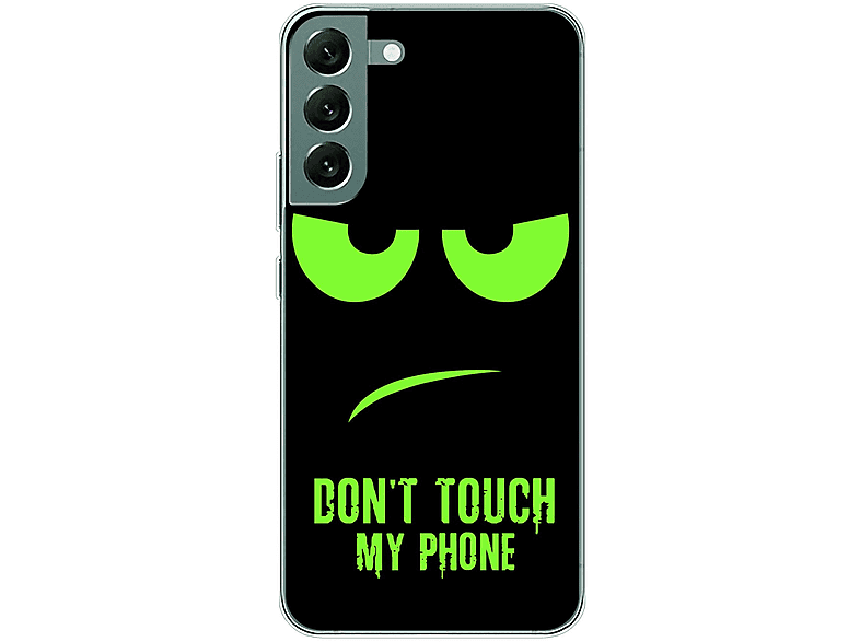 KÖNIG DESIGN Case, Backcover, 5G, Samsung, Grün My S22 Plus Phone Dont Touch Galaxy