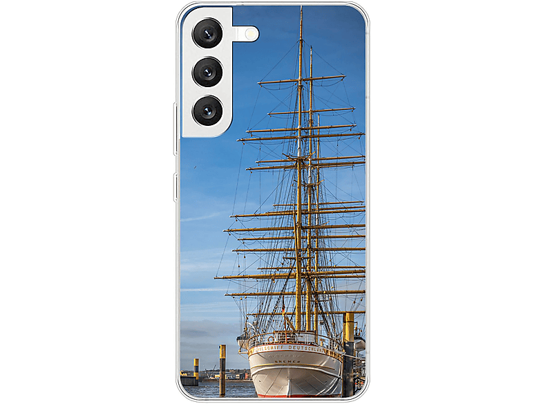 5G, Galaxy Case, DESIGN Samsung, Backcover, Segelboot KÖNIG S22