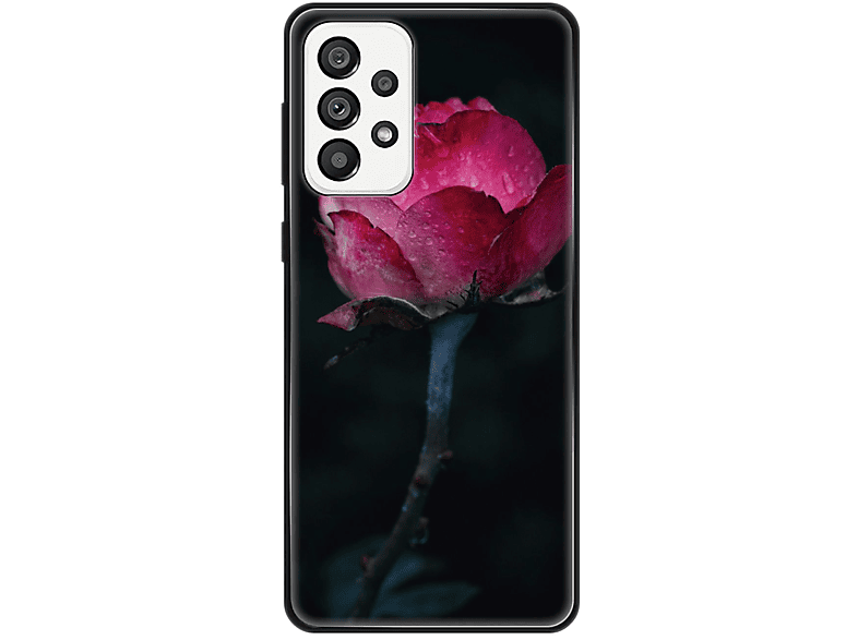 KÖNIG DESIGN Case, Samsung, Galaxy Backcover, A73 Rose 5G