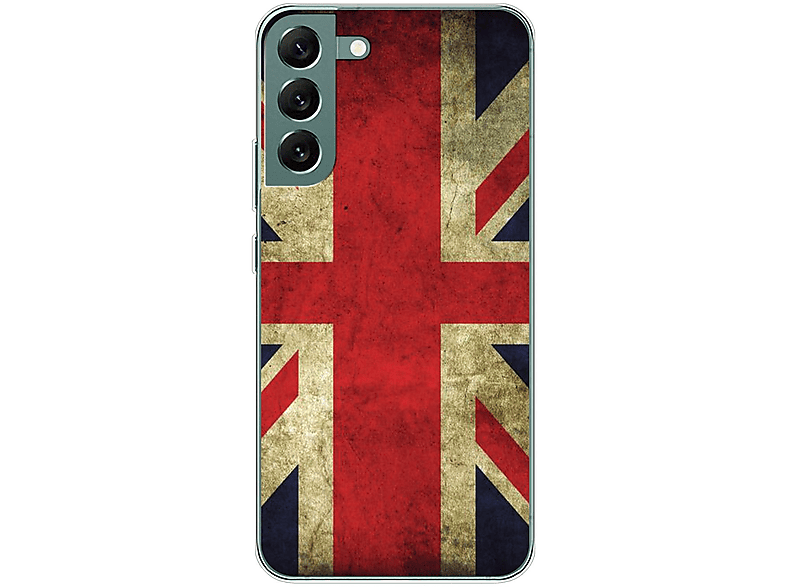 KÖNIG DESIGN Case, Backcover, Samsung, England Galaxy Flagge Plus S22 5G