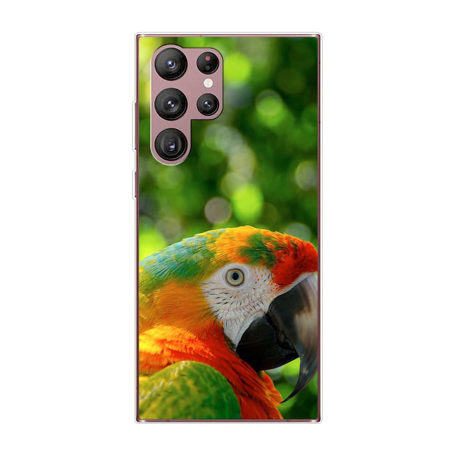 Backcover, Papagei S22 5G, KÖNIG Case, DESIGN Ultra Galaxy Samsung,