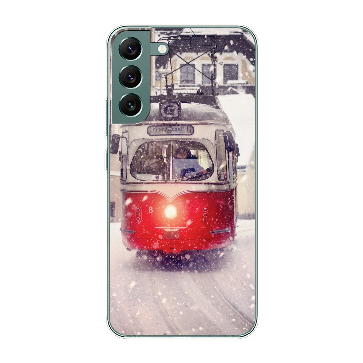 KÖNIG DESIGN Case, Galaxy Samsung, Straßenbahn S22 Plus 5G, Backcover