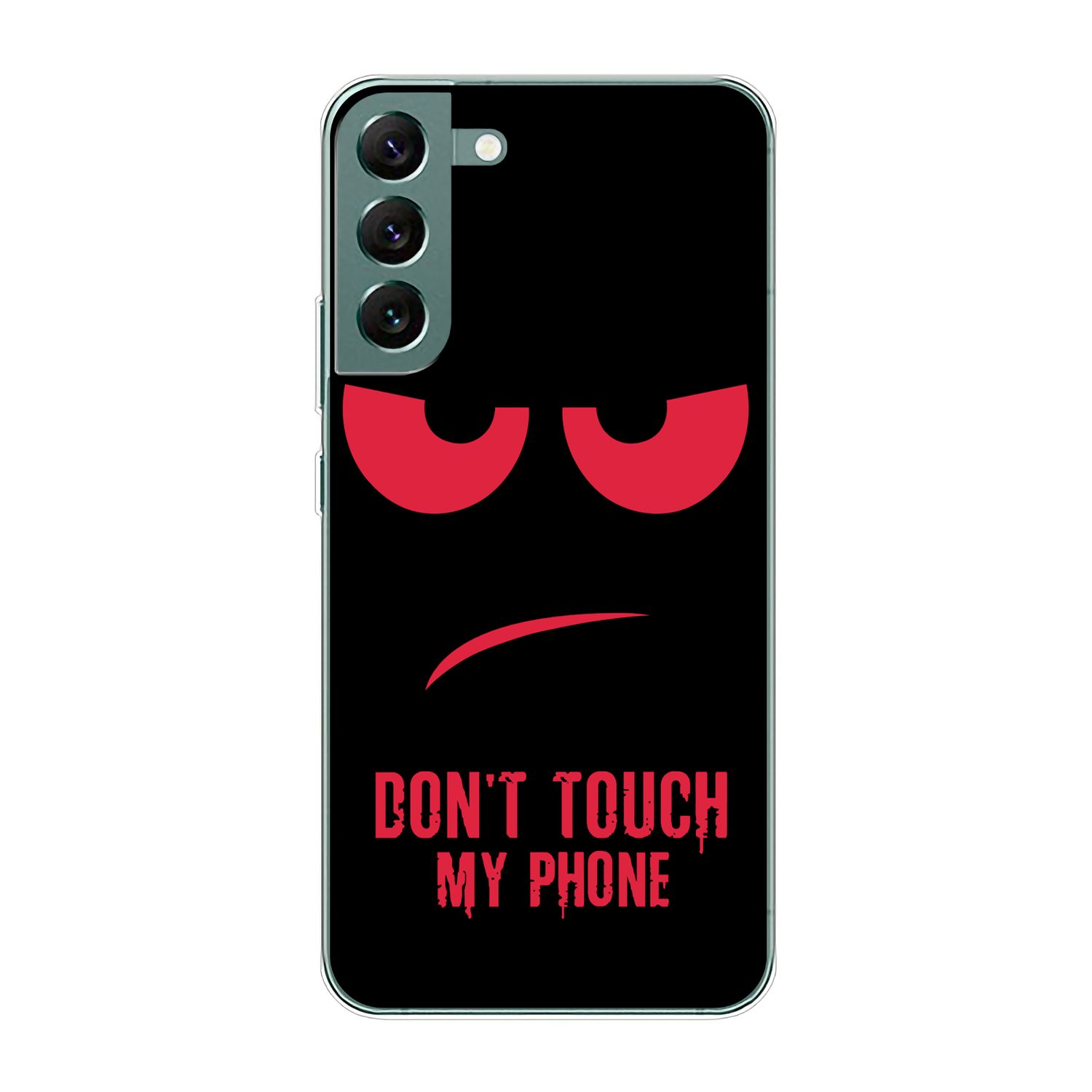 KÖNIG DESIGN Dont Backcover, Samsung, Galaxy Touch Case, Plus 5G, S22 Rot My Phone