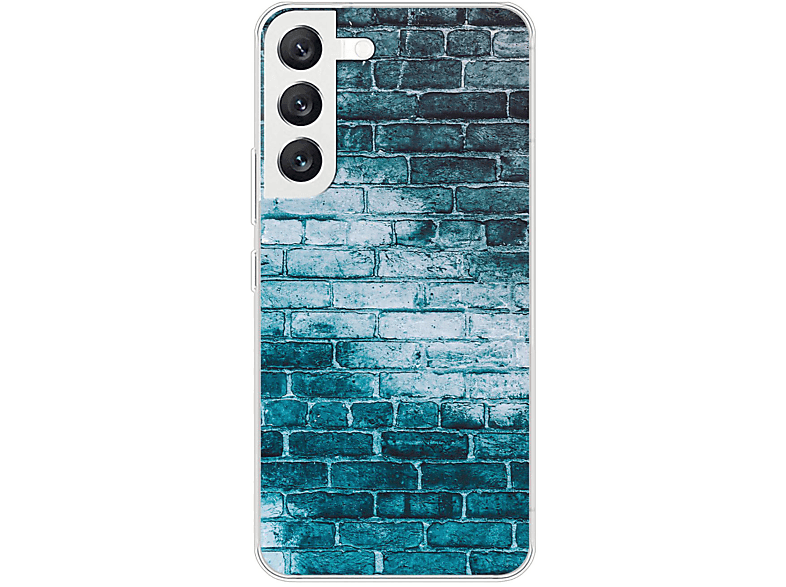KÖNIG DESIGN S22 Galaxy Samsung, 5G, Ziegelwand Backcover, Case