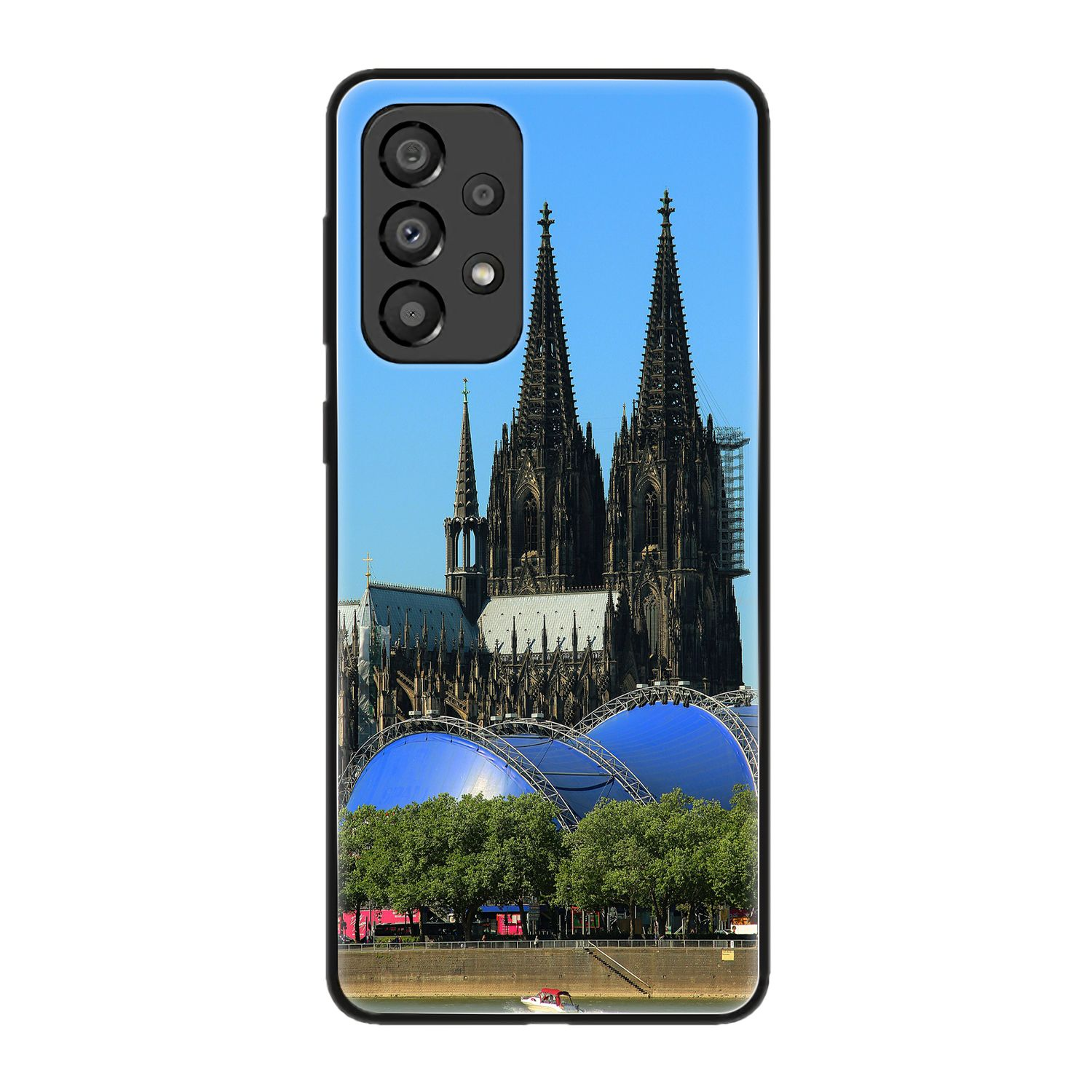 KÖNIG DESIGN Case, Backcover, 5G, A33 Kölner Galaxy Dom Samsung
