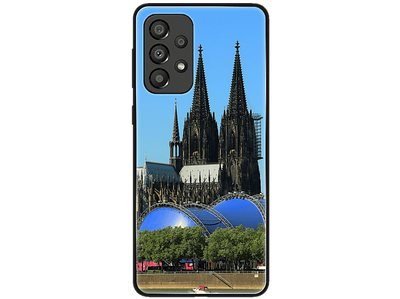 KÖNIG DESIGN Case, Backcover, 5G, A33 Kölner Galaxy Dom Samsung