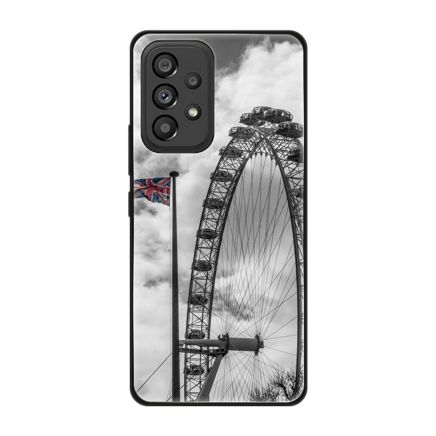 London Galaxy Riesenrad KÖNIG Backcover, Samsung, Case, 5G, DESIGN A53