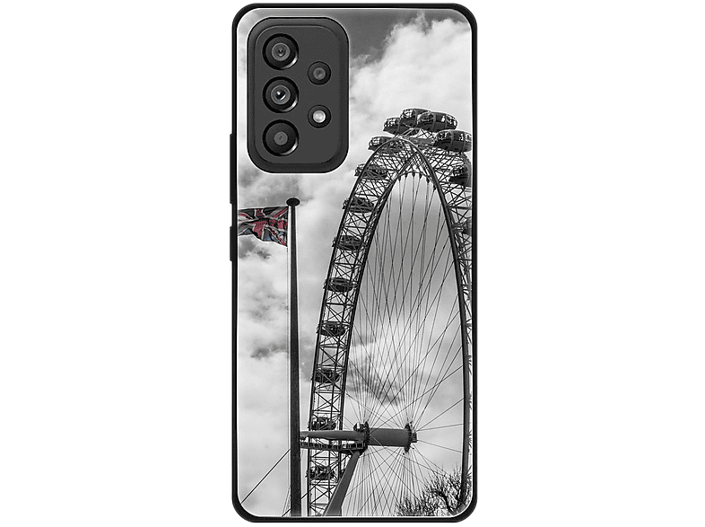 London Galaxy Riesenrad KÖNIG Backcover, Samsung, Case, 5G, DESIGN A53
