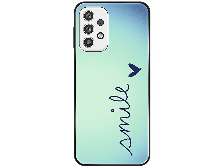 Smile KÖNIG Blau Case, DESIGN A23, Backcover, Galaxy Samsung,