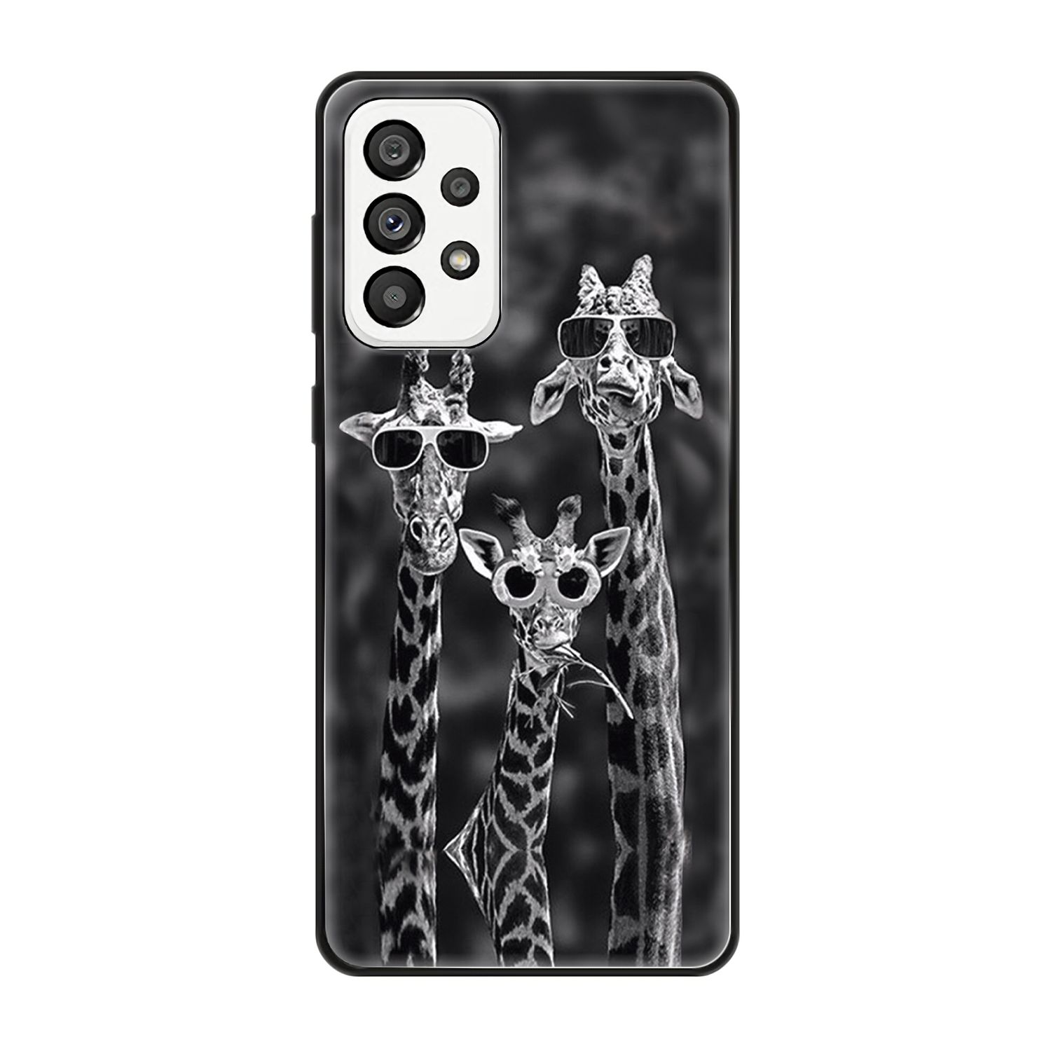 Giraffen Case, Samsung, KÖNIG Galaxy Backcover, 3 DESIGN 5G, A73