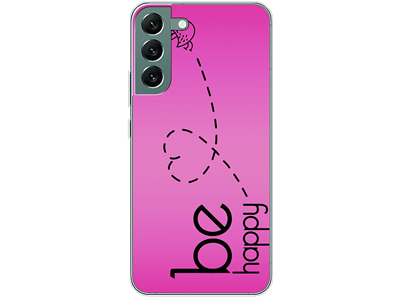 KÖNIG DESIGN Case, Backcover, S22 Happy Plus Be 5G, Galaxy Samsung, Pink