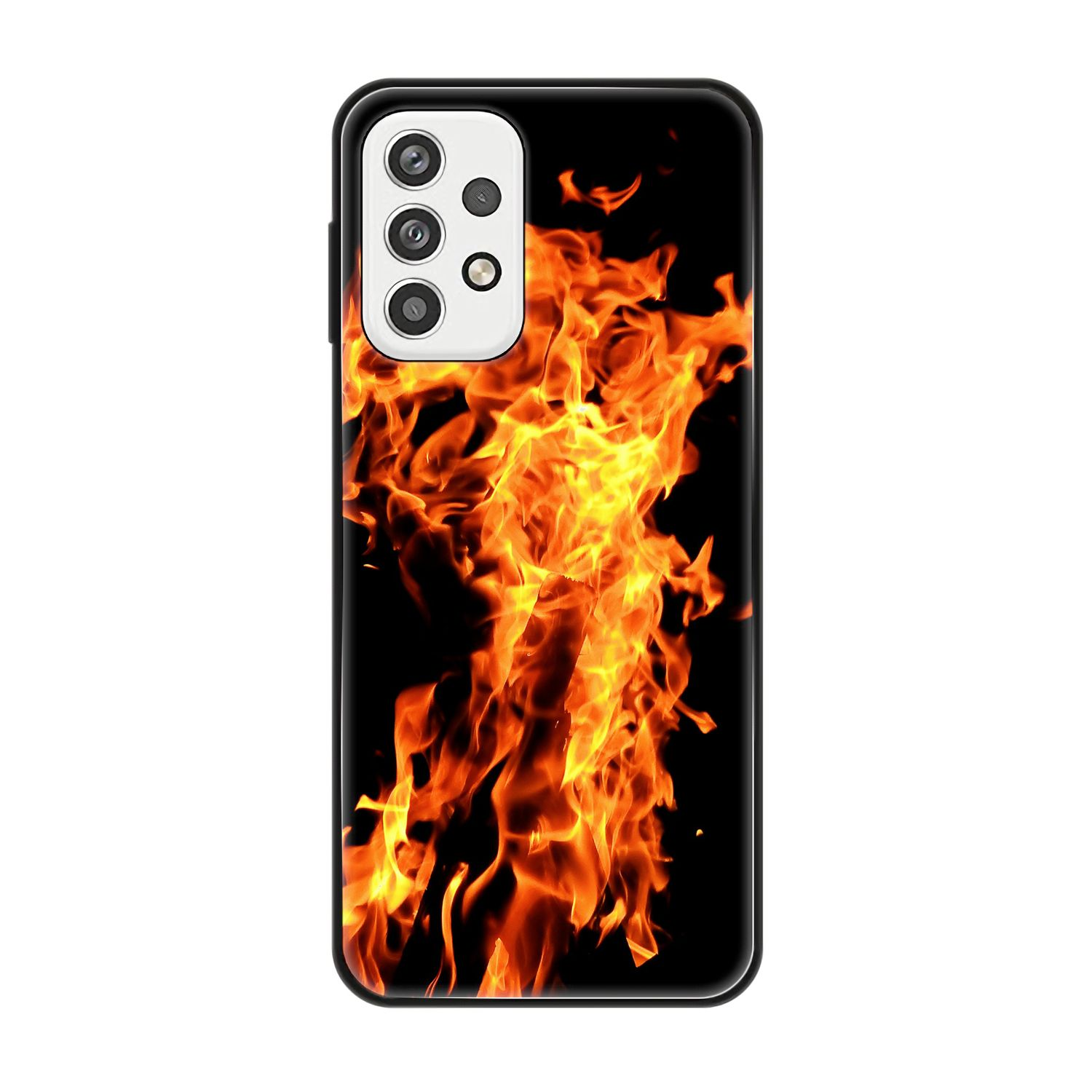 KÖNIG DESIGN Case, Backcover, Feuer Samsung, Galaxy A23