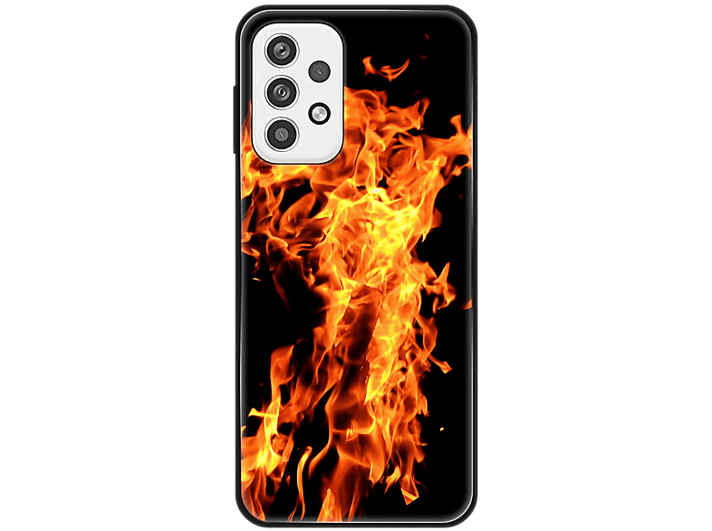 Samsung, A23, KÖNIG Feuer Galaxy DESIGN Case, Backcover,