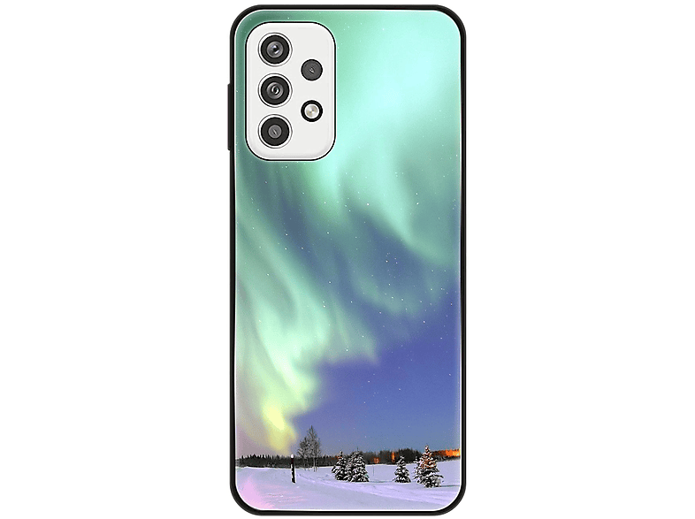 KÖNIG Polarlichter Backcover, DESIGN Galaxy Samsung, A23, Case,