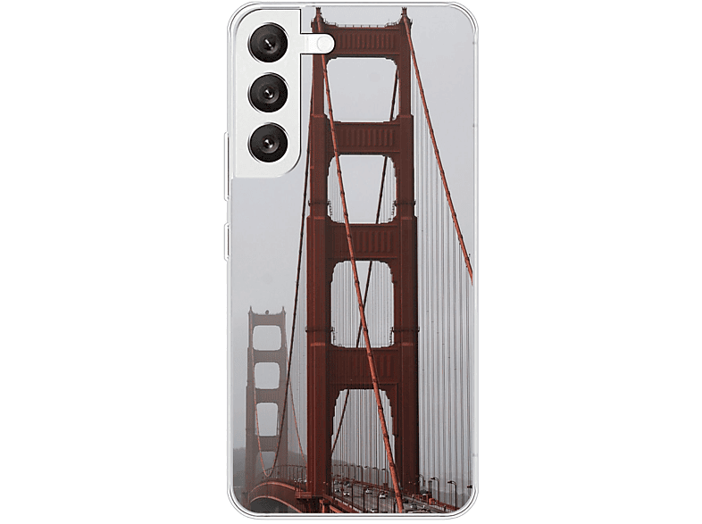 KÖNIG DESIGN Case, Backcover, Samsung, Galaxy S22 5G, Golden Gate Bridge