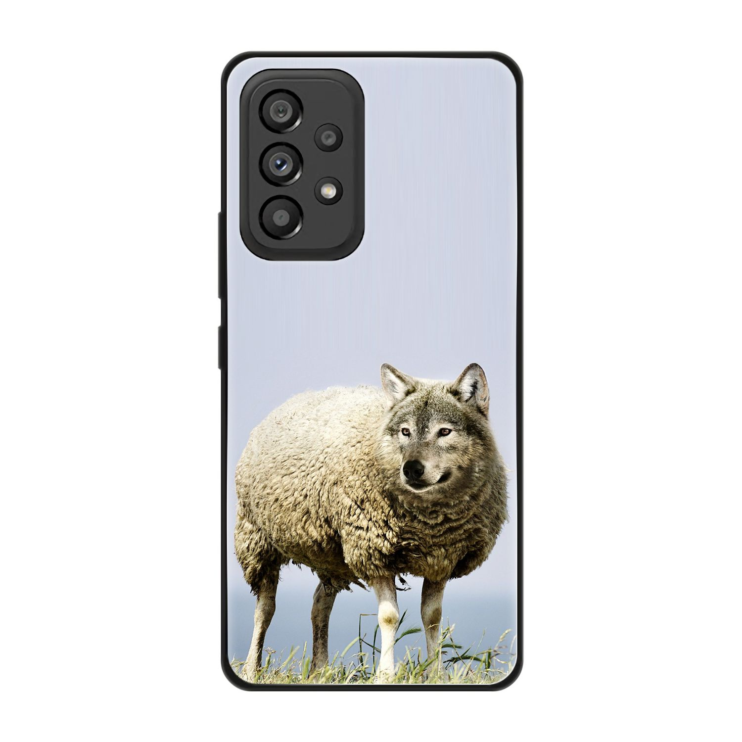 Schafspelz Wolf Samsung, A53 5G, KÖNIG Galaxy Case, im DESIGN Backcover,