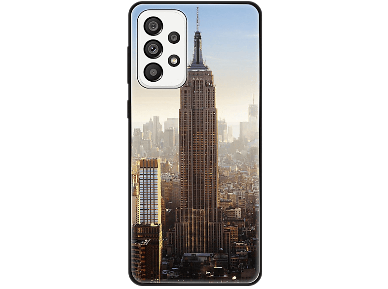 KÖNIG DESIGN Case, Backcover, Samsung, Galaxy A73 5G, Empire State Building