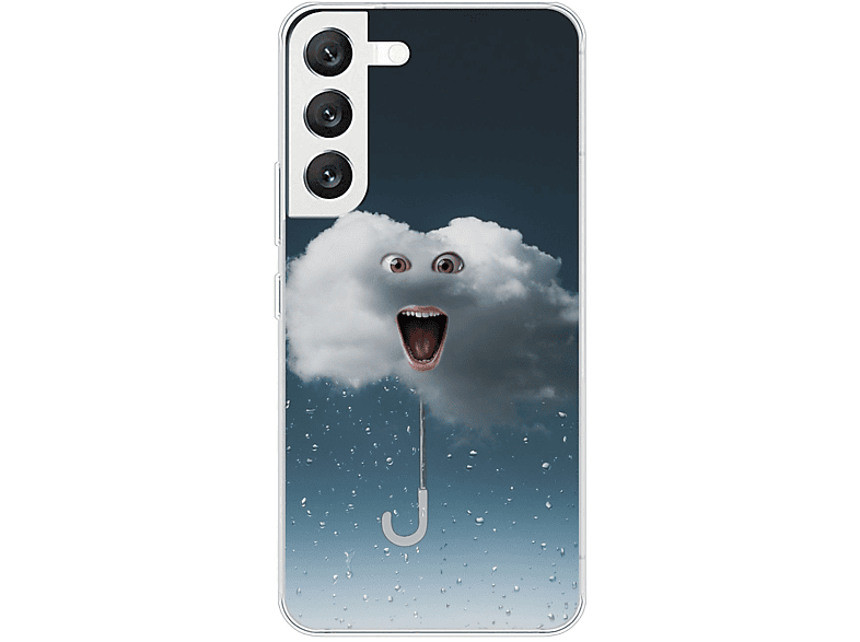 Backcover, Regenwolke 5G, Galaxy DESIGN S22 Case, KÖNIG Samsung,