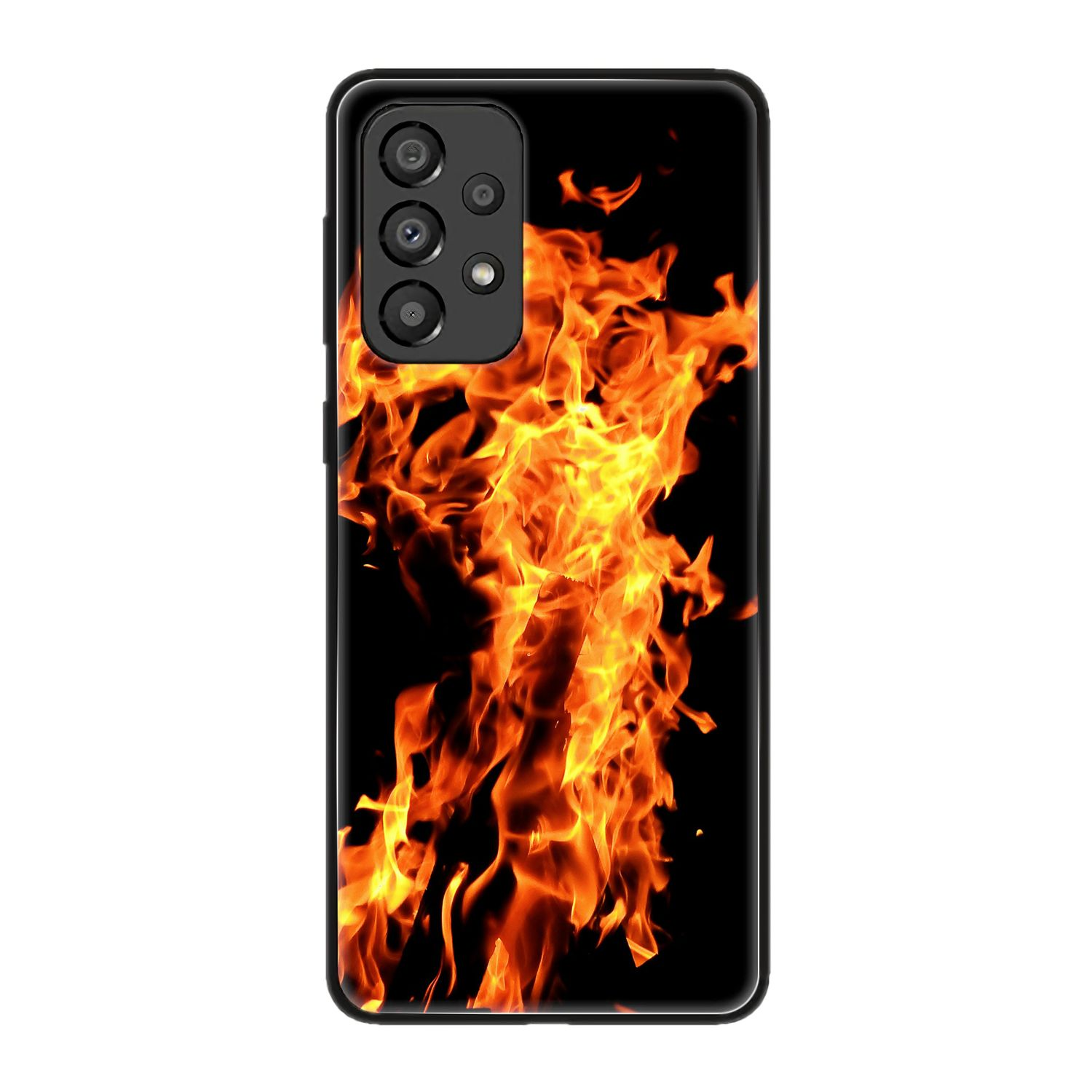 Backcover, A33 Case, Feuer Galaxy Samsung, DESIGN 5G, KÖNIG