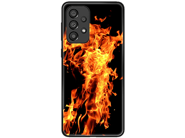 DESIGN 5G, Feuer Case, A33 Galaxy KÖNIG Samsung, Backcover,