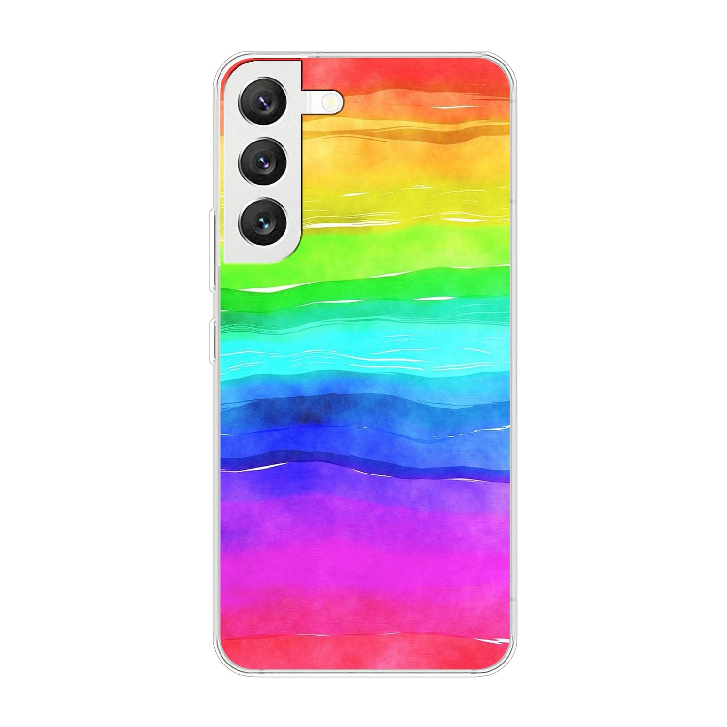 Samsung, Regenbogen DESIGN Backcover, S22 Case, KÖNIG Galaxy 5G,