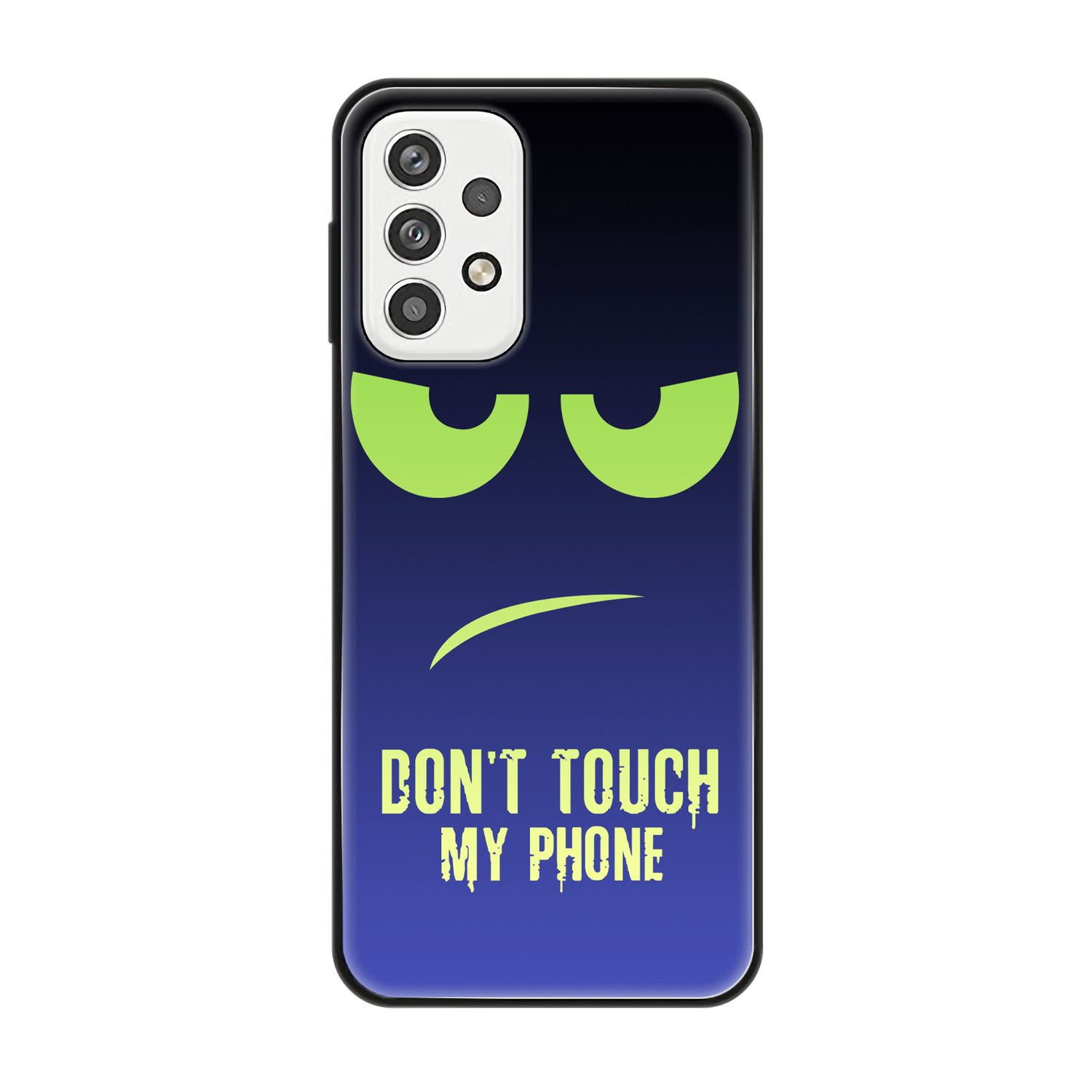 Dont Phone DESIGN Blau Case, Grün Backcover, Galaxy Samsung, A23, KÖNIG My Touch