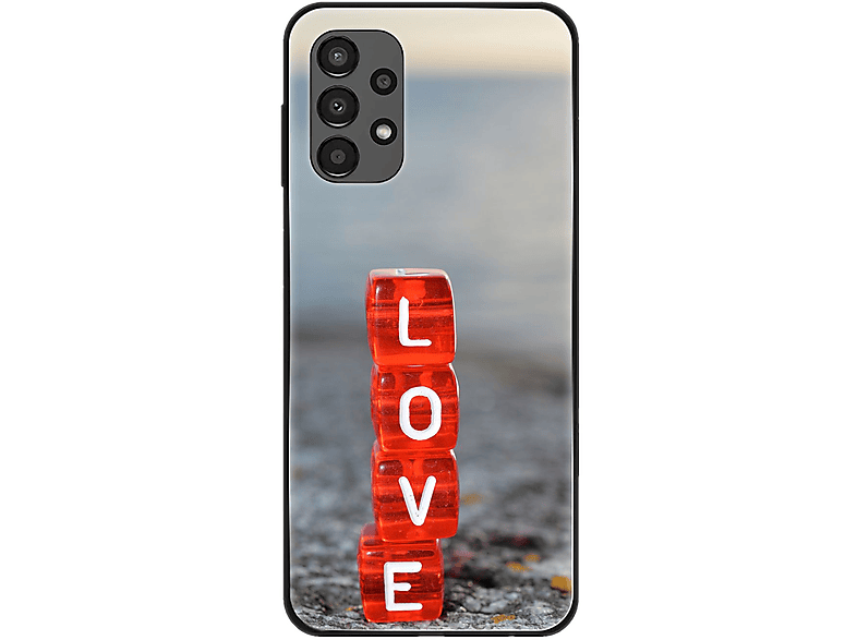 KÖNIG DESIGN Case, Galaxy Samsung, Love A13 Backcover, 4G