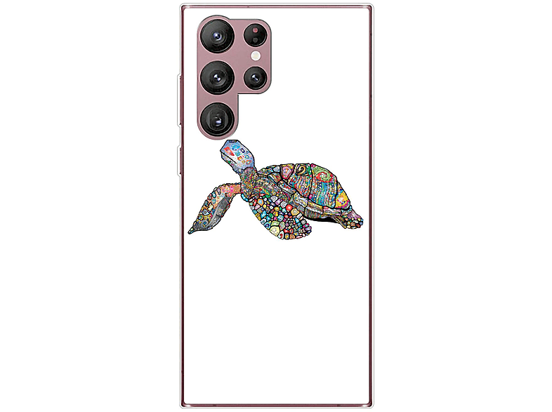 KÖNIG DESIGN Case, Backcover, Samsung, Galaxy Ultra S22 5G, Schildkröte