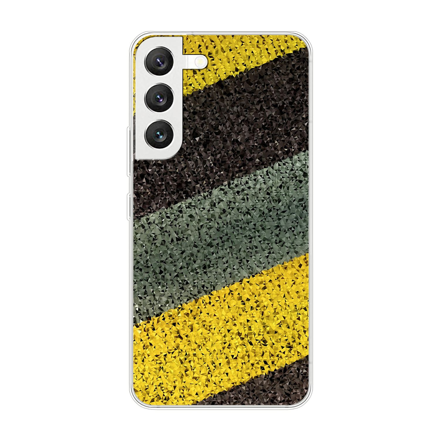KÖNIG DESIGN Case, Abstrakt 5G, S22 Samsung, Backcover, Galaxy Streifen