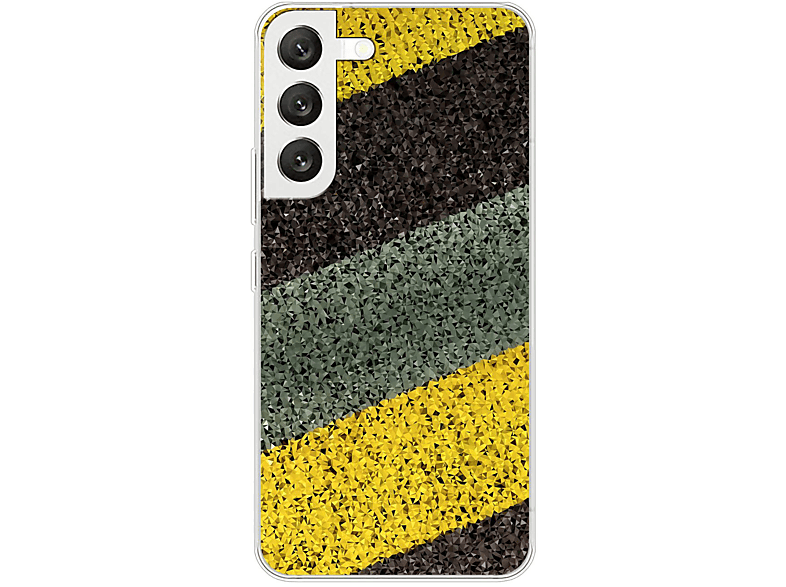 KÖNIG DESIGN Case, Abstrakt 5G, S22 Samsung, Backcover, Galaxy Streifen