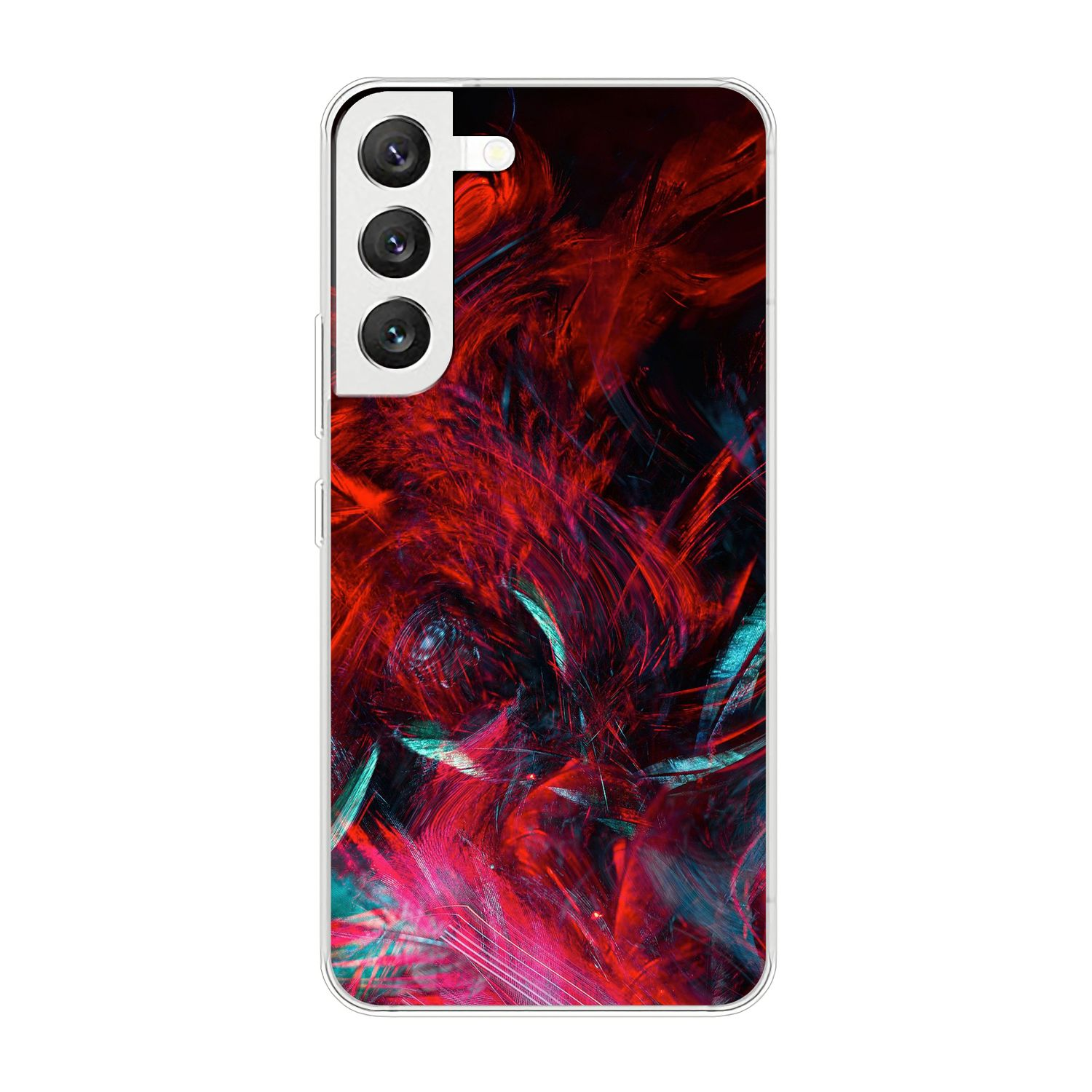 KÖNIG DESIGN Case, Backcover, Samsung, S22 Galaxy 5G, Abstrakt