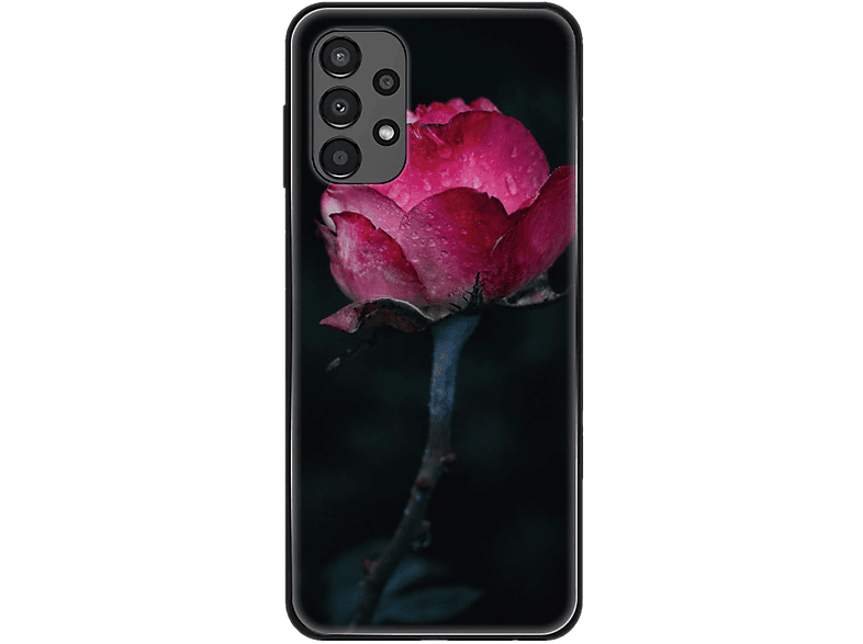 KÖNIG DESIGN Case, Rose Galaxy Samsung, A13 4G, Backcover