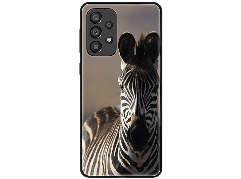 KÖNIG DESIGN Case, Backcover, Samsung, Galaxy A33 5G, Zebra