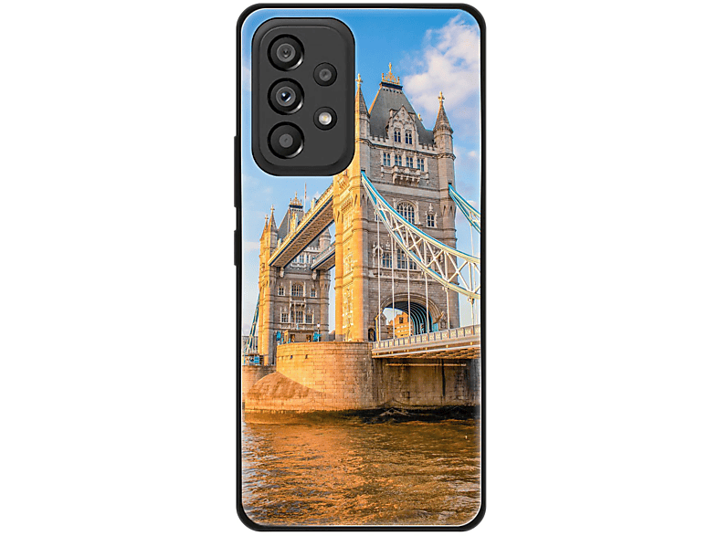 KÖNIG DESIGN Case, Backcover, Samsung, Galaxy A53 5G, Tower Bridge